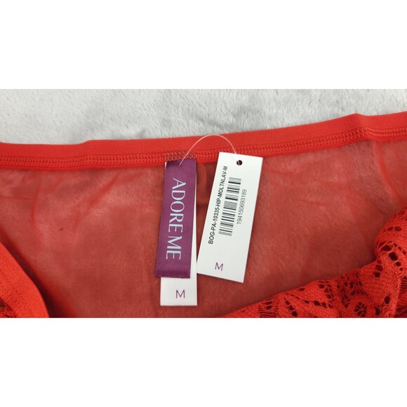 Adore Me Medium Molten Lava Red Diara Hipster Panty NWT - Picture 4 of 8